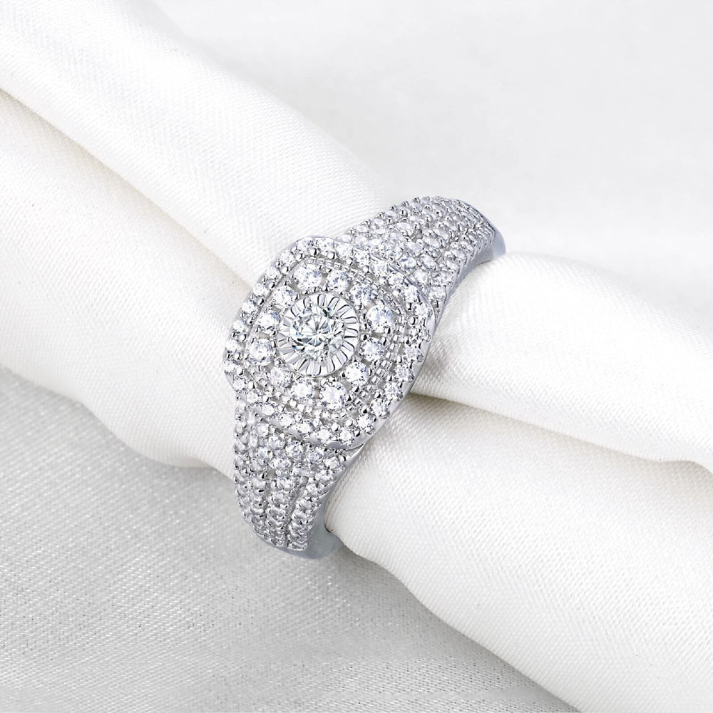 Engagement Ring For Women Classic Wedding Jewelry Crystalstile