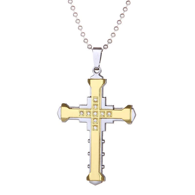 Mens Crucifix Necklace Crystalstile